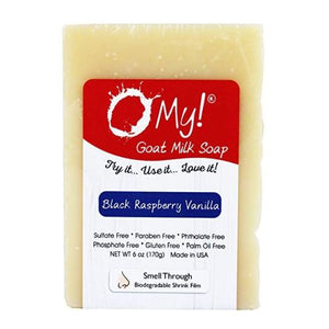 O MY!, Goat Milk Soap, Black Raspberry Vanilla 6 Oz