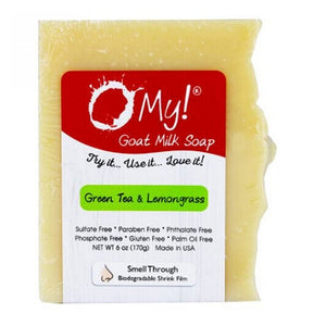 O MY!, Goat Milk Green Soap, Tea Lemongrass 6 Oz