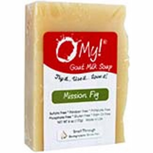 O MY!, Goat Milk Soap Bar, Mission Fig 6 Oz