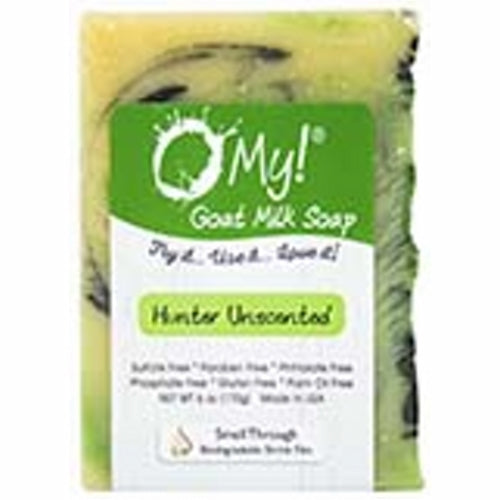 O MY!, Goat Milk Soap, Hunter Unscented 6 Oz