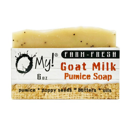 O MY!, Goat Milk Pumice Soap Bar, Citurs 6 Oz