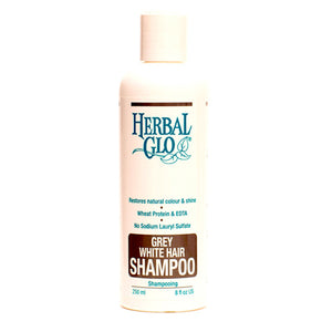 Herbal Glo, Grey - White Hair Shampoo, 8.5 Oz