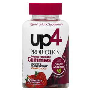 UP4, Kids Probiotic Gummy, Berry 60 Count