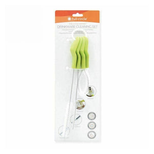 Full Circle Home, Drinkware Cleaning Set Green, 1 Count