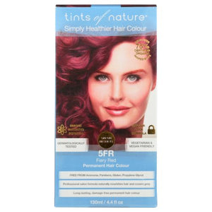 Tints of Nature, Permanent Hair Color, 5FR Fiery Red 4.4 Oz