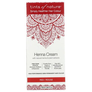 Tints of Nature, Henna Cream, Red 2.46 Oz