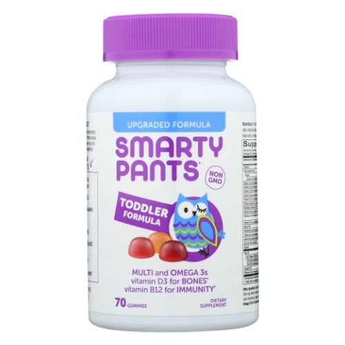 SmartyPants, Organic Toddler Complete, 70 Count