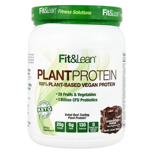 Maximum Human Performance, Fit & Lean Plant Protein, Chocolate Fudge 1.25 Lbs
