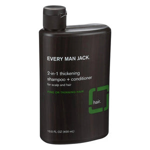 Every Man Jack, 2-in-1 Thickening Shampoo & Conditioner, 13.5 Oz