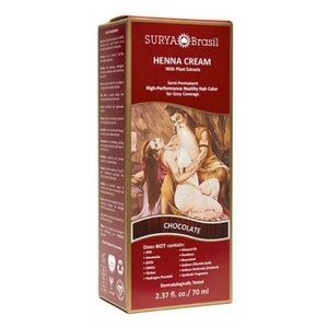 Surya Henna, Henna Cream Chocolate, 2.37 Oz
