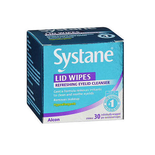 Systane, Systane Lid Wipes Eyelid Cleanser, 30 Each