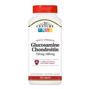 21st Century, 21st Century Glucosamine Chondroitin Tablets Triple Strength, 150 Tabs