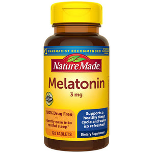 Nature Made, Nature Made Melatonin, 3 mg, 120 Tabs