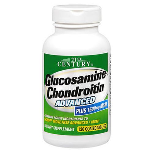 21st Century, 21st Century Glucosamine Chondroitin Advanced Plus MSM Tablets, 120 Tabs