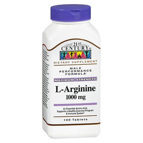 21st Century, 21st Century L-Arginine, 100 Tabs