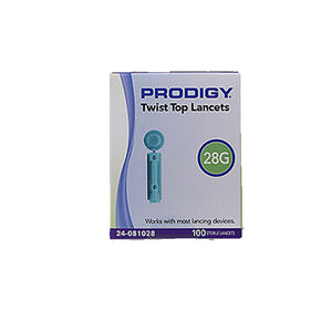 Lancet, Prodigy Twist Top 28G Lancet Sterile, 100 Each