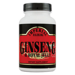 Imperial Elixir / Ginseng Company, Ginseng and Royal Jelly, 50 Caps