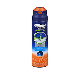 Gillette, Gillette Fusion Proglide Sensitive Shave Gel + Skin Care Ocean Breeze, 6 Oz