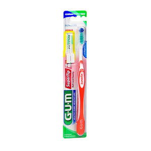 Gum, Gum Super Tip Toothbrush Medium - Regular, 1 Each