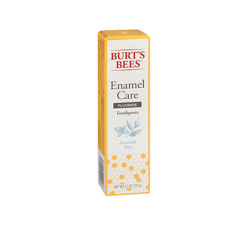Burt's Bees, Burt's Bees Enamel Care Fluoride Toothpaste Mountain Mint, 4.7 Oz