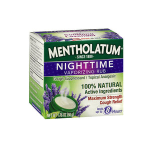 Mentholatum, Mentholatum Nighttime Vaporizing Rub, 1.76 Oz