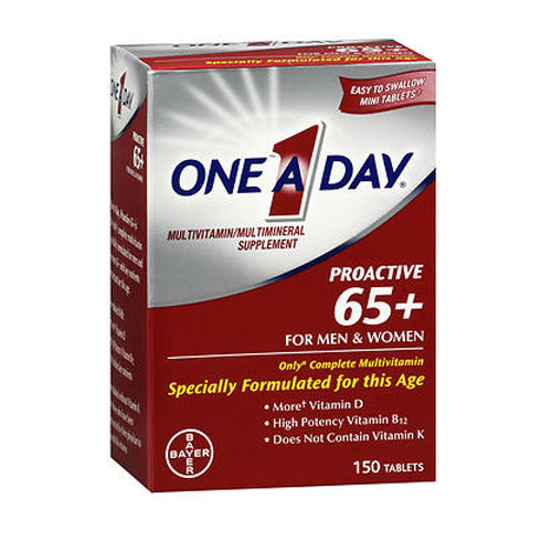 One-A-Day, One-A-Day Proactive 65+ For Men & Women Multivitamin/Multimineral, 150 Tabs