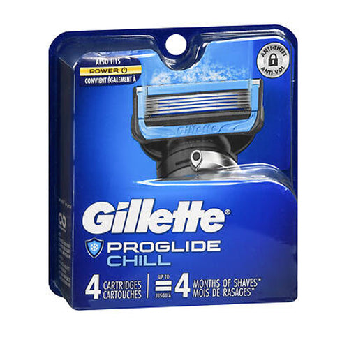 Gillette, Gillette Fusion ProShield Chill Cartridges, 4 Count