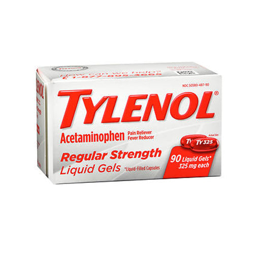 Tylenol, Tylenol Regular Strength Liquid Gels, 90 Caps