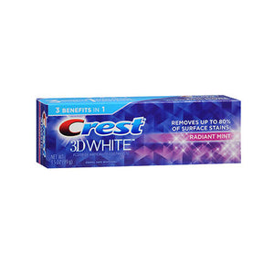 Crest, Crest 3D White Fluoride Anticavity Toothpaste Radiant Mint, 3.5 Oz