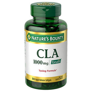 Nature's Bounty, Nature's Bounty CLA Softgels, 1000 mg, 50 Softgels