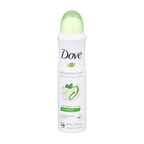 Axe, Dove Antiperspirant Dry Spray Cool Essentials, 3.8 Oz