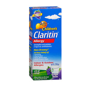 Claritin, Claritin Children's Allergy Non-Drowsy Oral Solution Grape, Count of 1