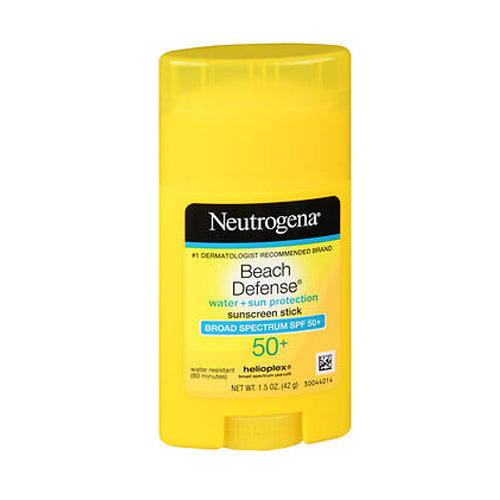 Neutrogena, Neutrogena Beach Defense Water + Sun Protection Sunscreen Stick Spf 50+, 1.5 Oz