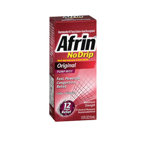 Afrin, Afrin No Drip Pump Mist Original, 0.5 Oz
