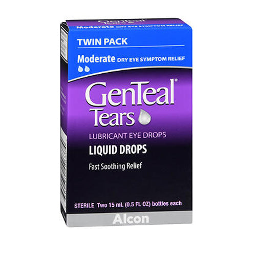 Clear Care, GenTeal Lubricant Eye Drops Moderate, 30 ml