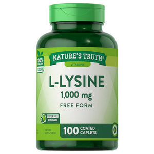 Nature's Truth, Nature'S Truth L-Lysine 1000 Mg Coated Caplets, 1000 Mg, 100 Tabs