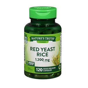 Nature's Truth, Nature'S Truth Red Yeast Rice Quick Release Capsules, 600 Mg, 120 Caps