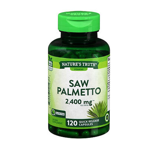 Nature's Truth, Nature'S Truth Saw Palmetto Quick Release Capsules, 2400 Mg, 120 Caps