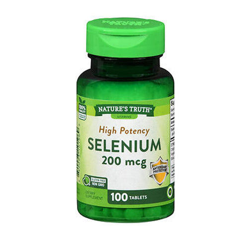 Nature's Truth, Nature'S Truth High Potency Selenium Tablets, 200 mcg, 100 Tabs