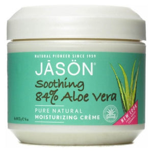 Jason Natural Products, Aloe Vera Cream, 84% w/Vit E 4 Fl Oz