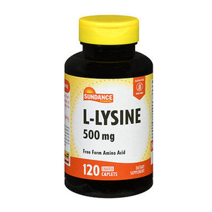 Sundance, Sundance Vitamins L-Lysine Caplets, 500 mg, 120 Tabs