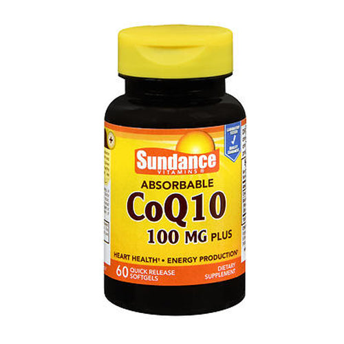 Sundance, Sundance Vitamins CoQ 10 Plus Softgels, 100 mg, 60 Tabs