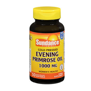 Sundance, Sundance Vitamins Evening Primrose Oil Softgels, 1000 mg, 50 Caps
