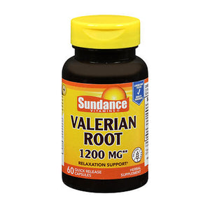 Sundance, Sundance Vitamins Valerian Root Capsules, 1200 mg, 60 Caps