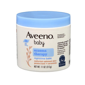 Aveeno, AVEENO Baby Eczema Therapy Nighttime Balm, 11 Oz