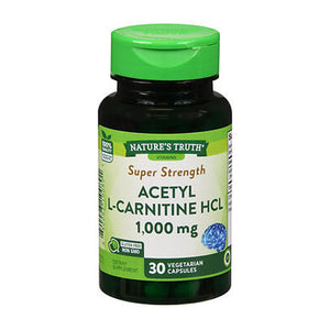 Nature's Truth, Nature'S Truth Acetyl L Carnitine HCL Quick Release Capsules, 1000 Mg, 30 Caps