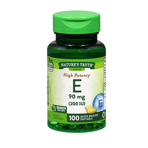 Nature's Truth, Nature's Truth High Potency E Quick Release Softgels, 100 Caps