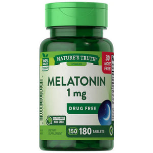 Nature's Truth, Melatonin, 1 Mg, 180 Tabs