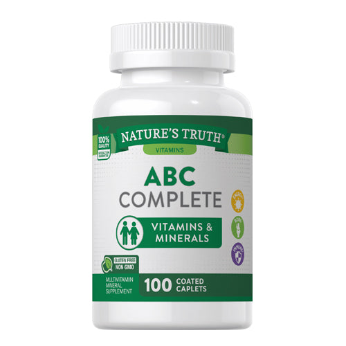 Nature's Truth, ABC Complete Vitamins + Minerals, 100 Tabs