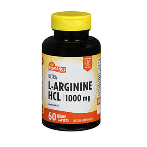 Sundance, Sundance Ultra L-Arginine HCL Coated Caplets, 1000 mg, 60 Tabs